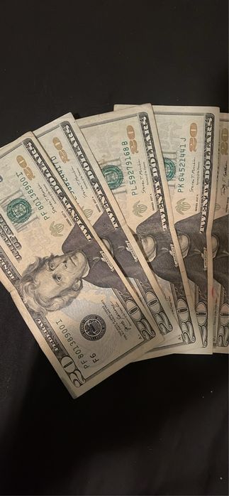 Notas de 20$ para coleçao ou utilização