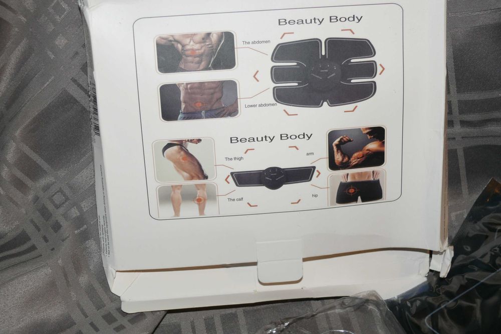 Estimulador Abdominal Muscular Elétrico  EMS Beauty Body