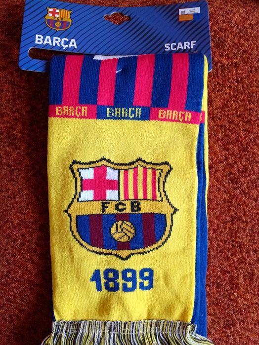 Szal FC Barcelona z hologramem+Portfel FC Barcelona GRATIS