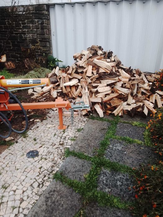 Lenha seca de boa qualidade