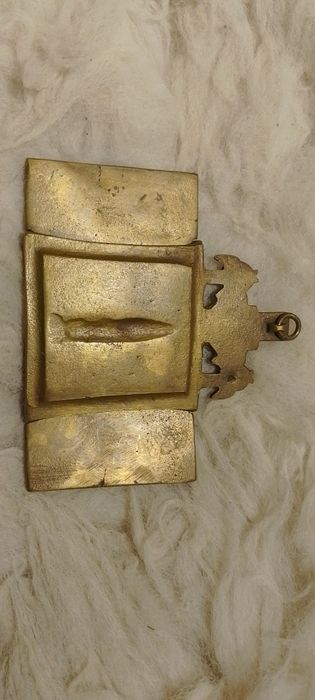 Stara Ikona prawosławna z mosiądzu