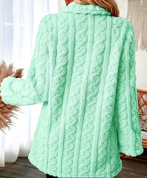 Misiek damski kurtka , płaszczyk kolor miętowy rozm 46