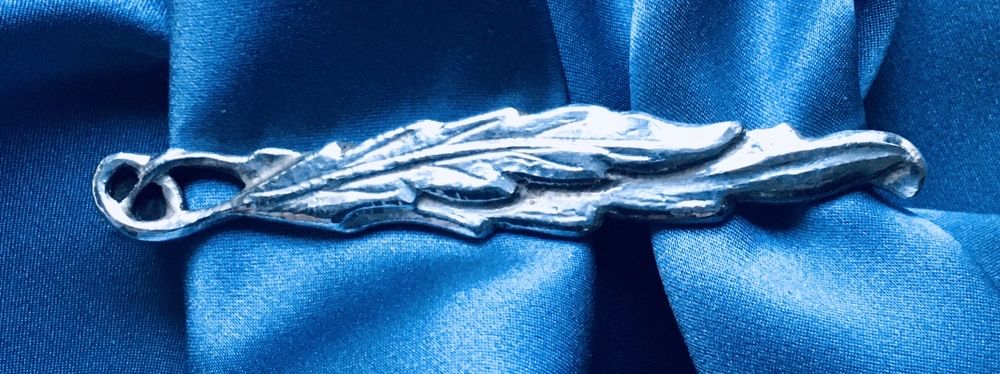 Broszka srebro antyk