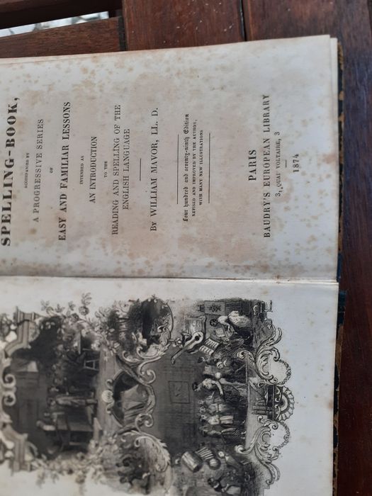 2a edição , Livros escolares antigos de História  1909  e outro de Ing