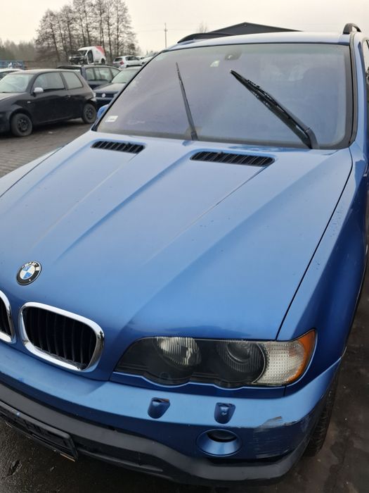 BMW X5 E53 Przedlift Maska Estorilblau Metallic
