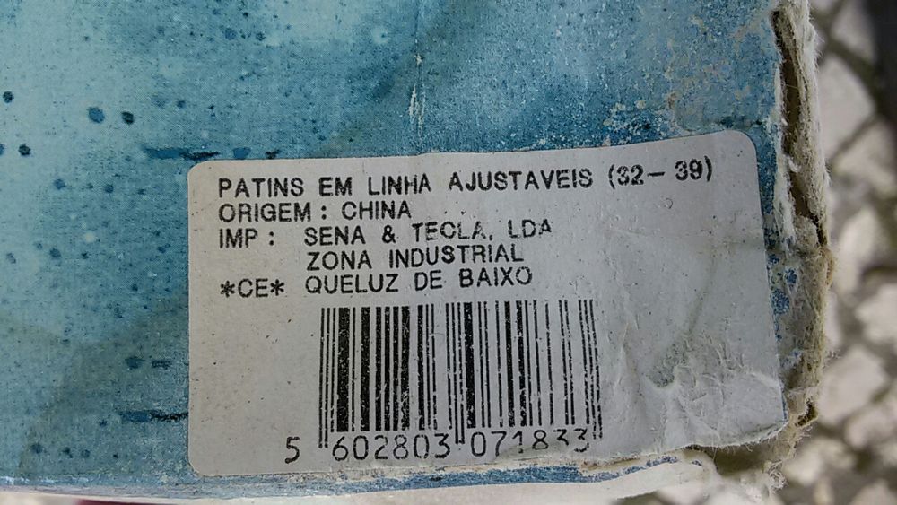 Patins em linha novos