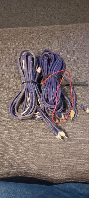 Przewody car audio sygnałowe dedykowane 5m