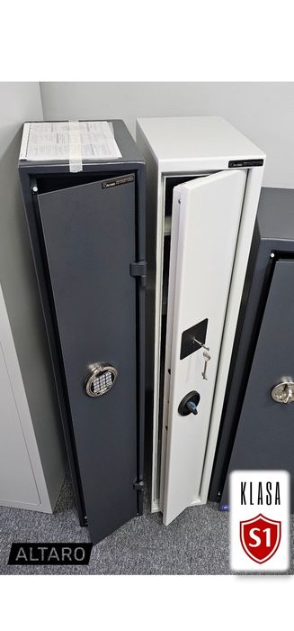 Szafa na BROŃ S1 • sejf na broń długą i krótką • Mieści OPTYKĘ • 150P3