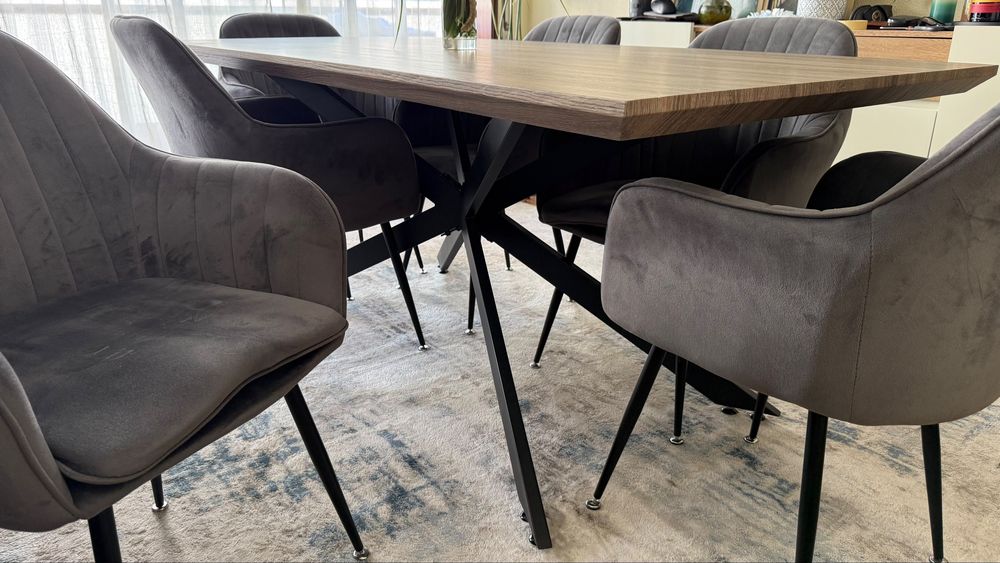 Mesa da jantar com 6 cadeiras