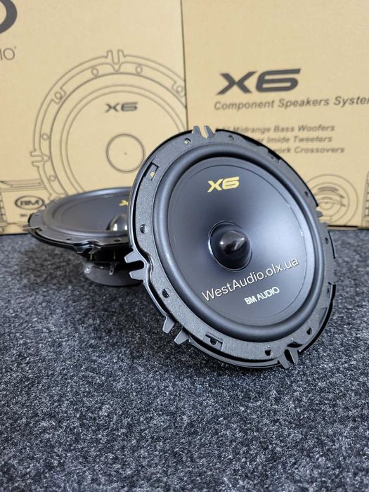 16см Boschmann F-628-X6/динаміки в авто/колонки/компонентні