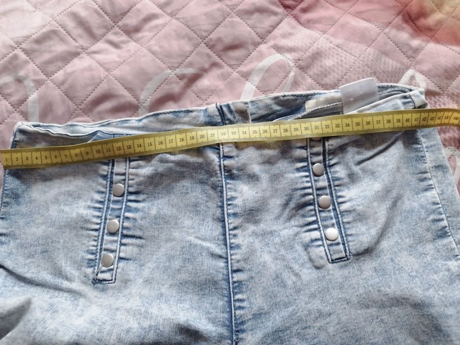 Spodnie damskie jeansowe rurki xl 42
