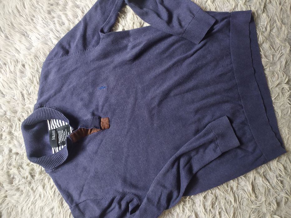 Sweter męski granatowy L 6th sense