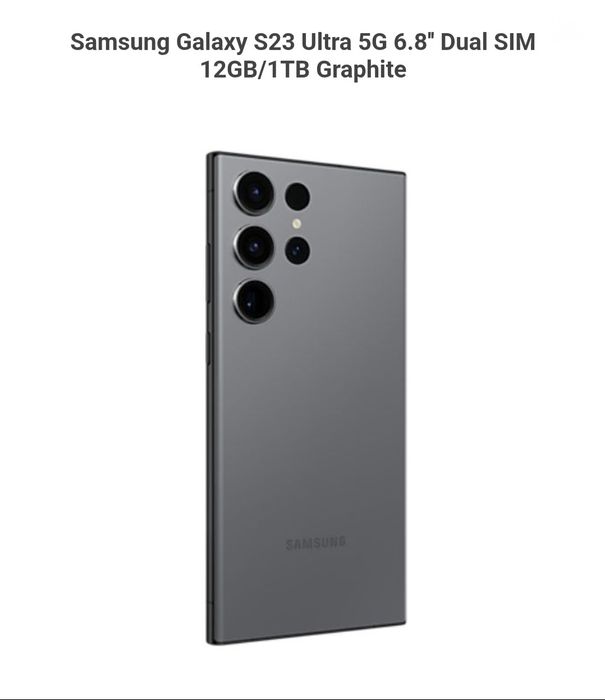Samsung Galaxy S23 Ultra 1TB Graphite oferta galaxy watch 4 46mm