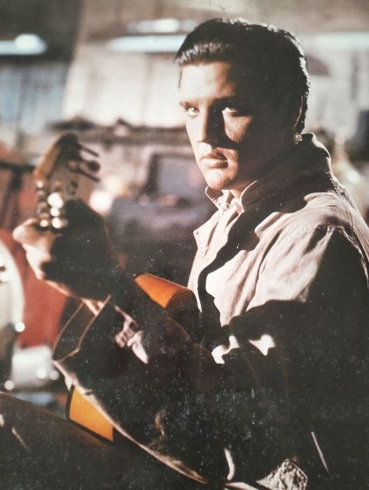 Antigo poster original Elvis Presley