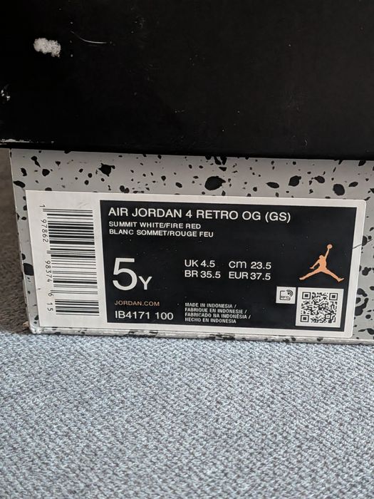 Nike Air Jordan 4 White Cement