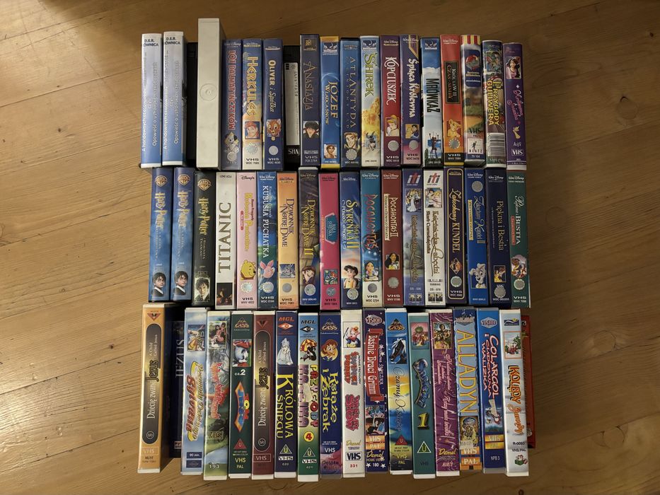 Kasety VHS. Kolekcja