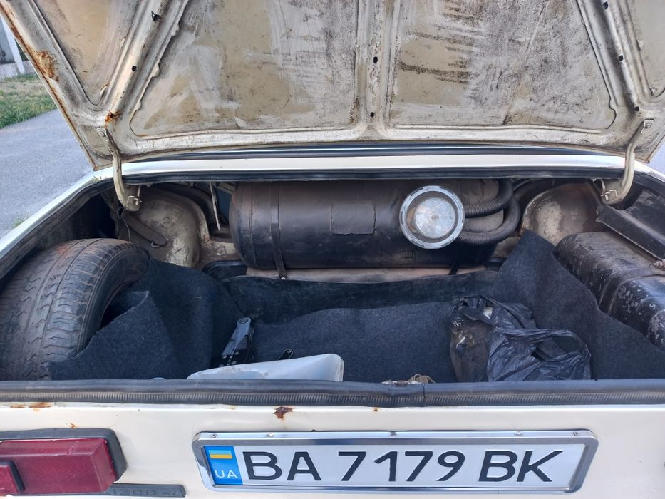 Газ вписаний, бензин  не гнила