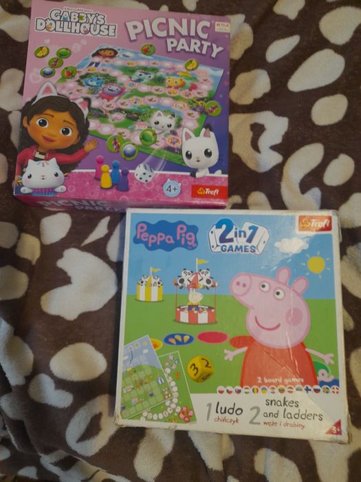 2 gry dla dzieci 3+ Gabi Peppa Pig