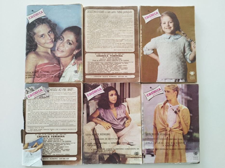 Revistas Crónica Feminina 1981
