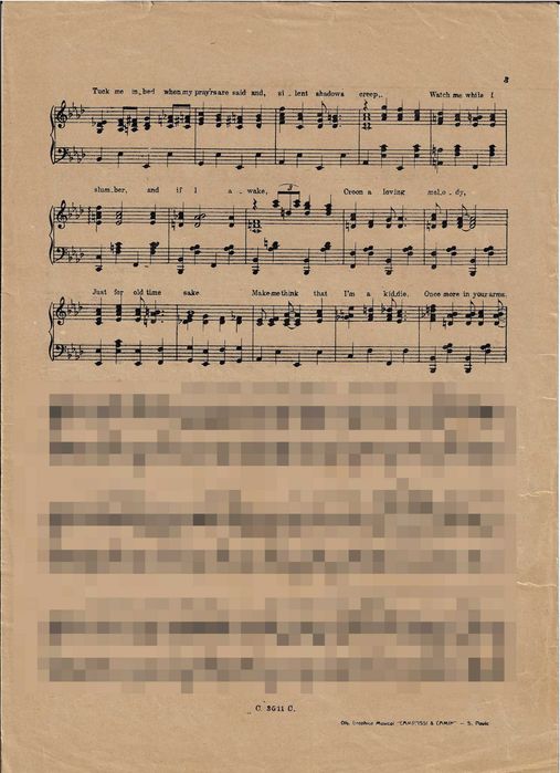 PIANO: 2 Partituras Antigas Anos 20 – Fox-Trot - Art Déco