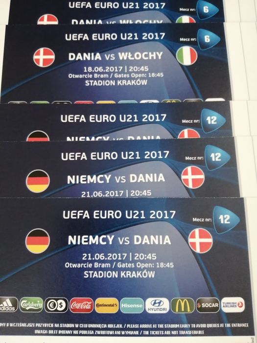 Bilety meczowe dla kolekcjonera.