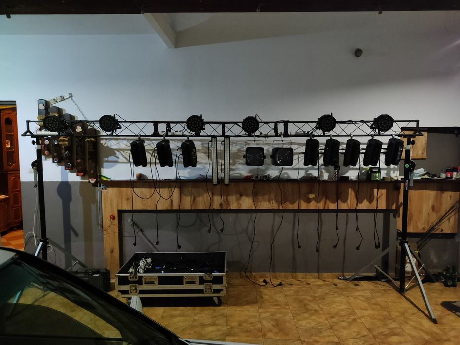 Rampa spidery LED par LED listwy haki przewody