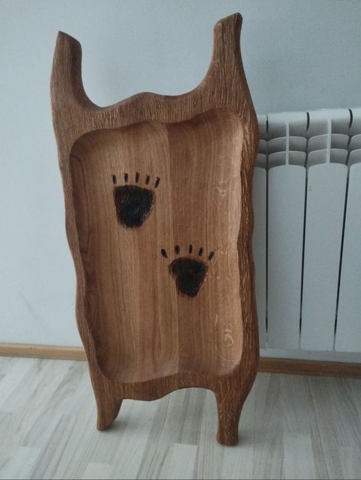 Koryto dębowe / deska ozdobna na jedzenie
