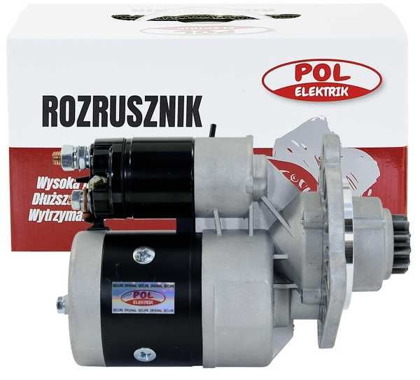 Rozrusznik z reduktorem, 12V, 2,7kW, napęd 11 zębów, C-330 C-360 Zetor