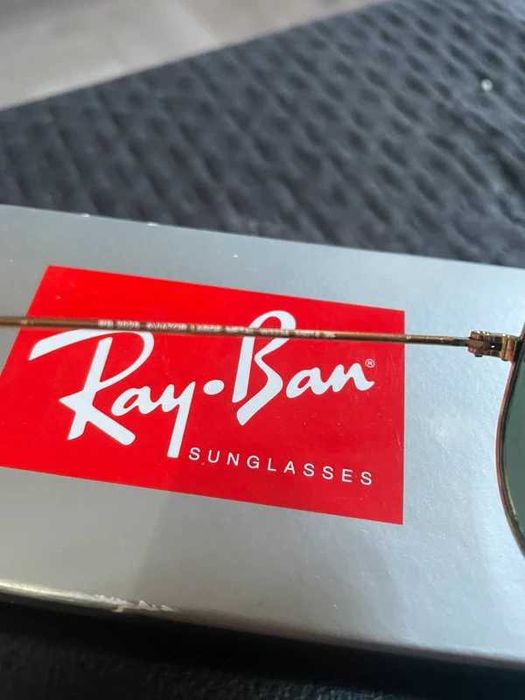 okulary przeciwsłoneczne Ray-Ban round metal green unisex