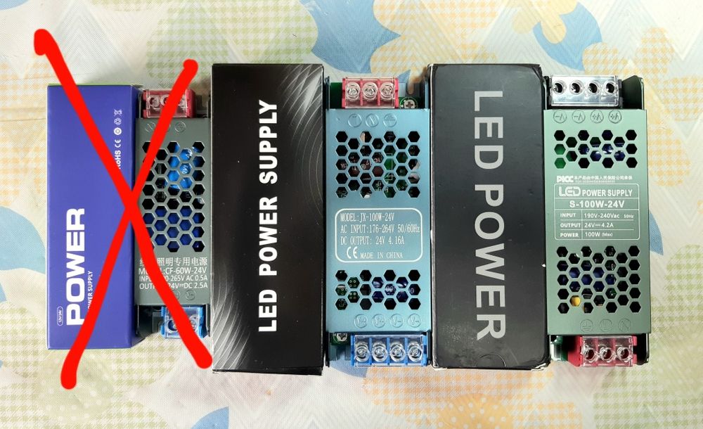 Драйвер блок живлення 24v / 100w