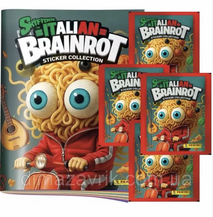Наліпки Italian Brainrot sticker collection