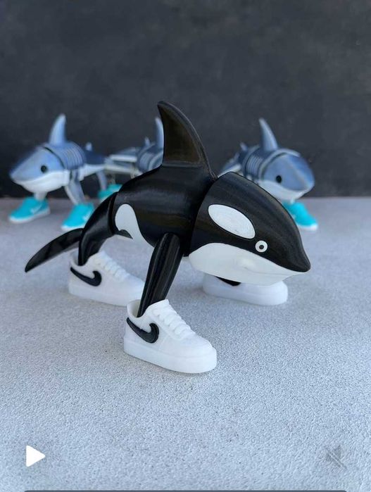 Оркалеро Оркала (Orcalero Orcala) шарнірна іграшка 3Д, довжина 17 см