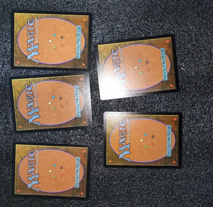 Lote 5 × Terras Básicas Portal 1997 MTG – Mint / Nunca Jogadas