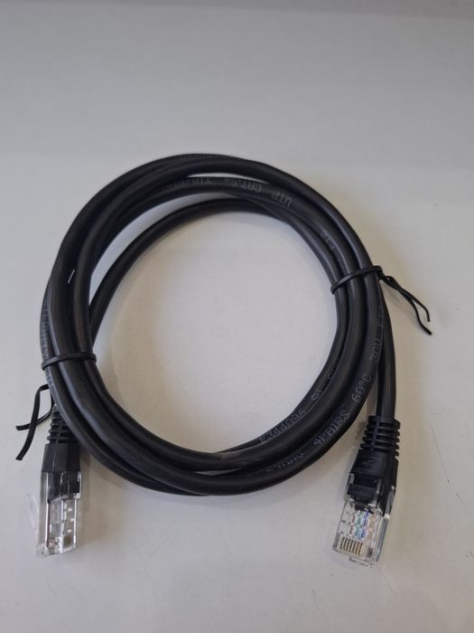 Patchcord RJ45/6/1.5-BLACK kat.6 czarny 1.5m