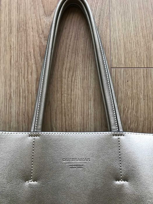 Mala (Shopper) Quebra Mar | pele sintética dourado claro