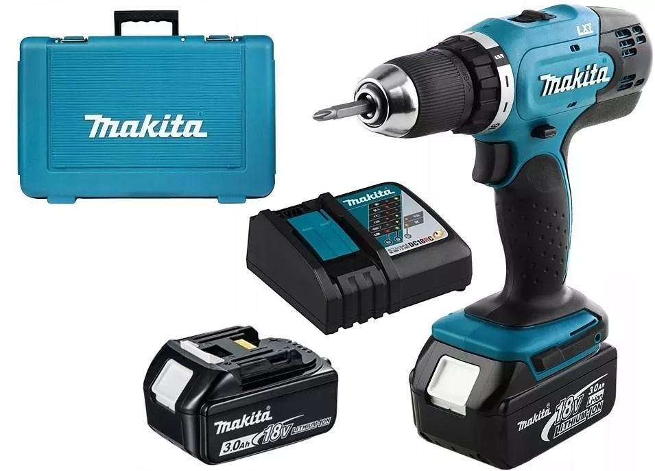 Wiertarko-Wkrętarka 18V 2*3.0Ah Li-Lon 2 Biegi Makita M Ddf453Rfe