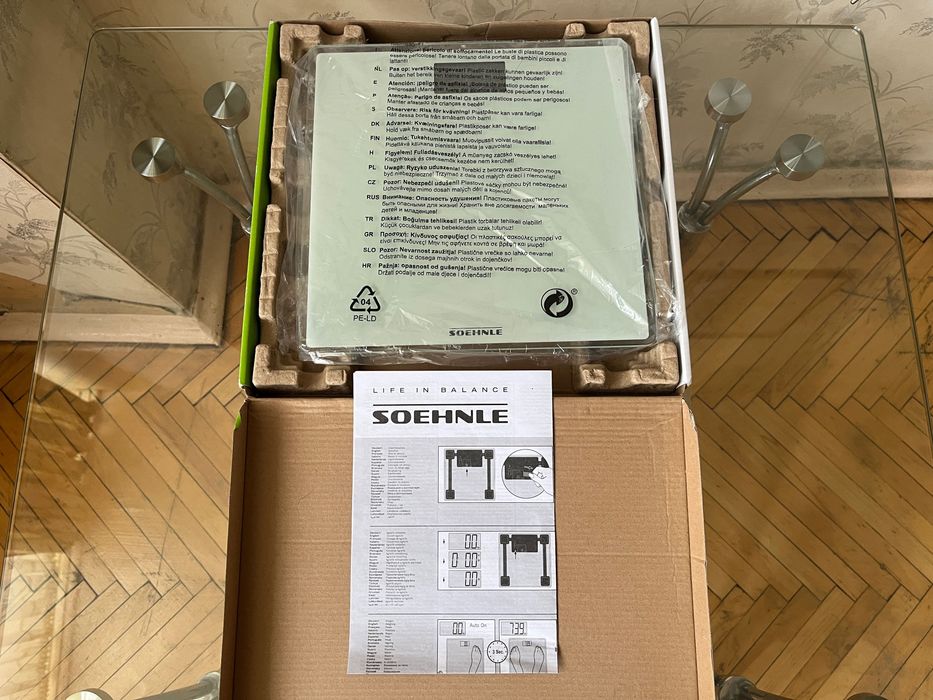 Электронные напольные весы Soehnle Style Sense Compact 300 made in Germany.