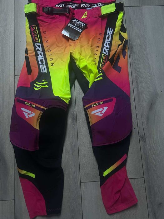 strój odzież moto ubranie do jazdy spodnie komplet