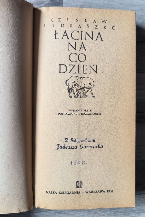 Łacina na co dzień Czesław Jędraszko