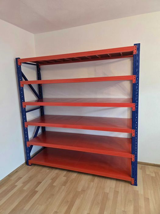 Faktura! NOWE REGAŁY metalowe 5-półkowe 200x200x60cm magazynowe garażowe NOWE