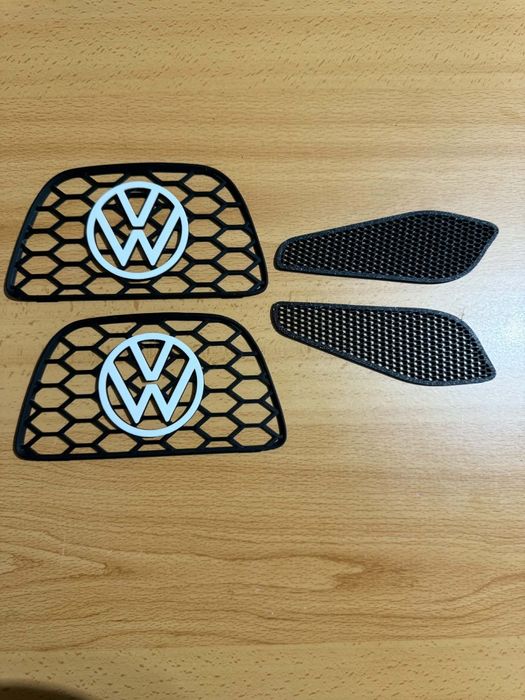 Vw Scirocco Grelhas Cabeceiras + Consola Mudanças