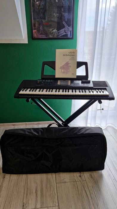 Yamaha PSR-330 + stojak + pokrowiec + książka GRATIS