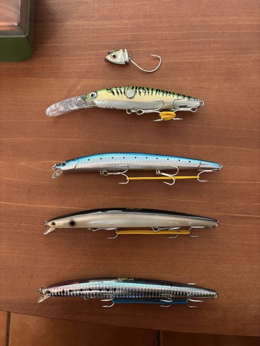 Material surfcasting e amostras spinning