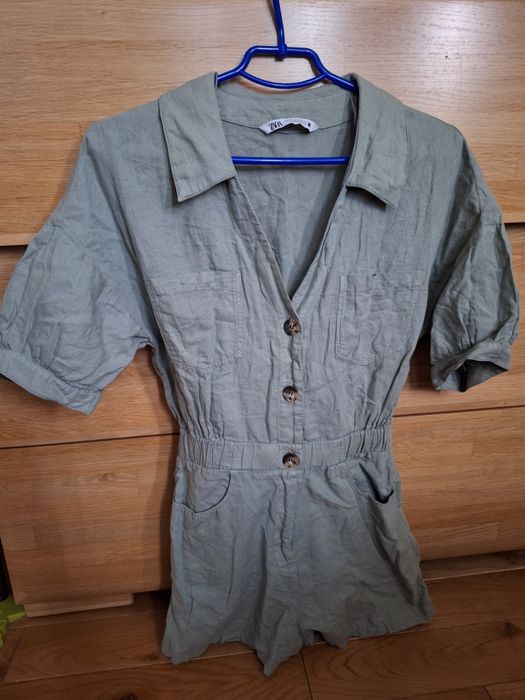 Kombinezon na lato Zara Xs oliwkowy
