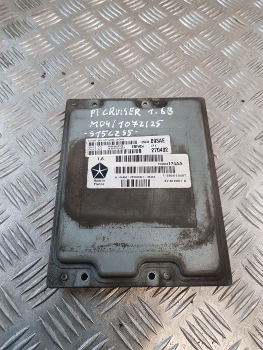 Sterownik Silnika P05034093Ae P05033174Aa Pt Cruiser 1.6B 05R-