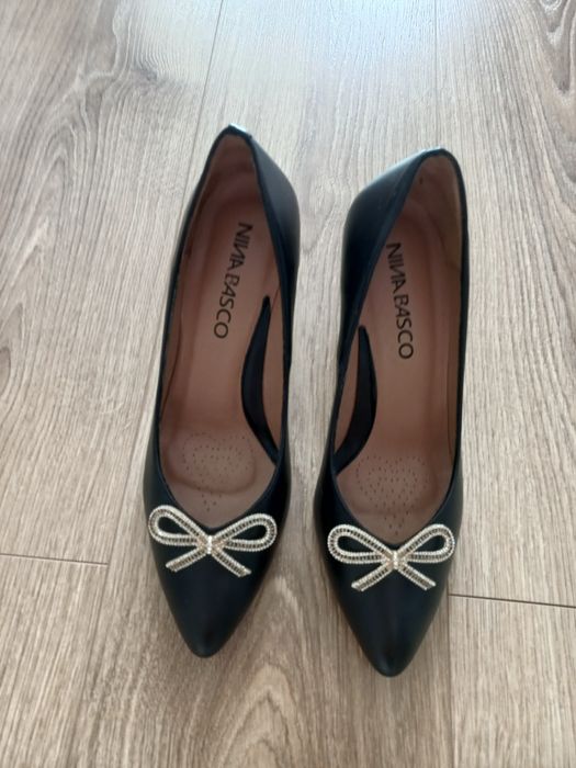 Buty skórzane Nina Basco NOWE