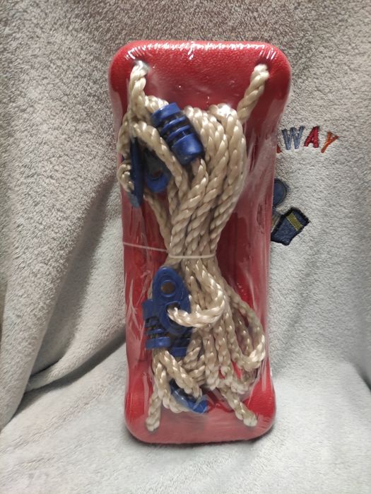 Nowa huśtawka deska czerwona plastikowa max 100kg