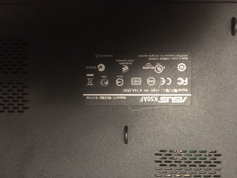Запчасти разборка ноутбук Asus K50AF (цена за всё оставшееся)