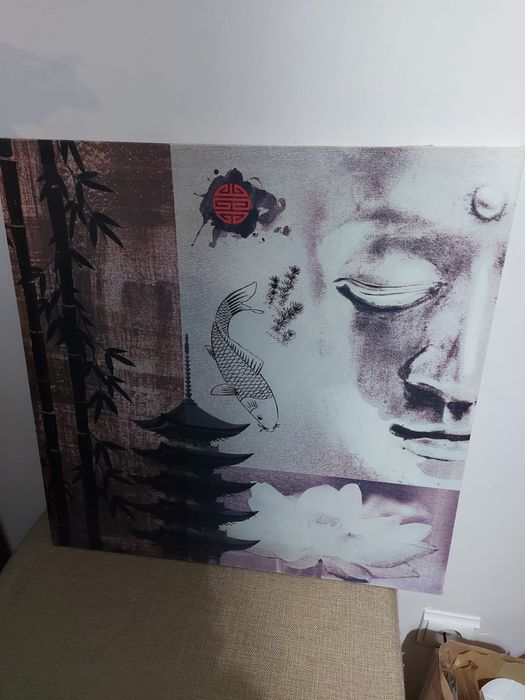 Quadro com buda como novo