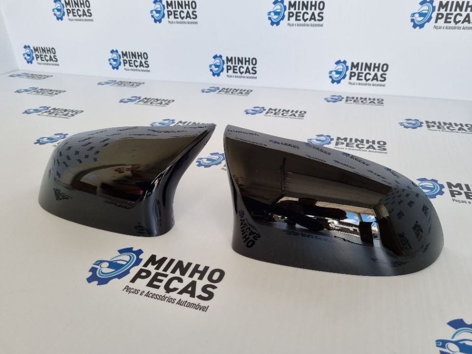 Capas de espelho BMW X3(F25)X4(F26)X5(F15)X6(F16)Preto Brilho Look M